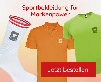 Sportbekleidung mit Logo bedrucken