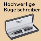 Hochwertige Kugelschreiber mit Logo bedrucken bei Saalfrank - Qualitäts-Werbeartikel
