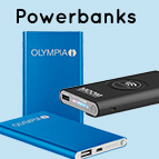 Powerbanks mit Logo bedrucken bei Saalfrank - Qualitäts-Werbeartikel
