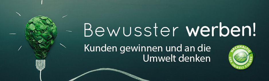 Ihr Logo auf nachhaltigen Werbemitteln geben dem Beschenkten ein gutes Gefühl - Qualitätswerbeartikel im Saalfrank Onlineshop