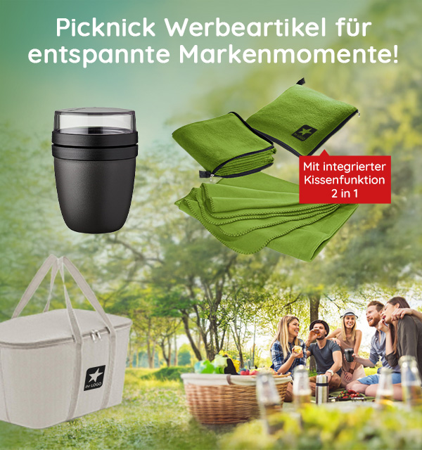  Picknick-Werbeartikel bei Saalfrank - Qualitäts-Werbeartikel 