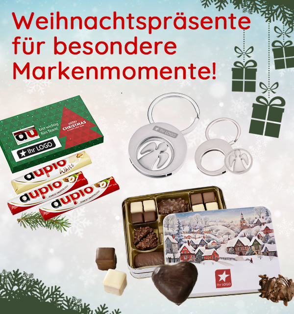  Weihnachtspräsente für besondere Markenmomente!
