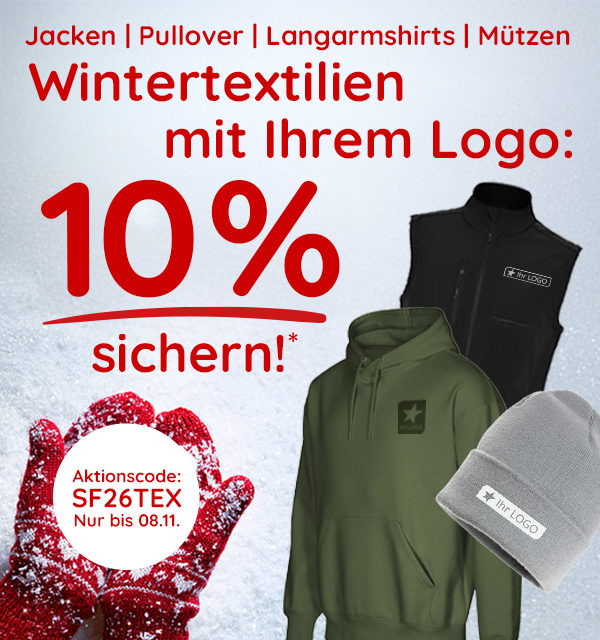  10% Rabatt auf WIntertextilien!