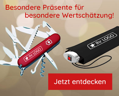 Hochwertige Werbegeschenke mit Logo bedrucken