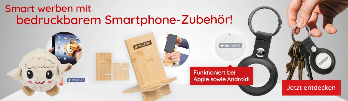 Smartphone-Zubehör bedrucken