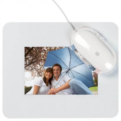 Mousepad mit Einschubfach, Weiß Mousepad mit Einschubfach, Weiß
