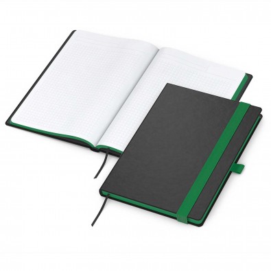 Color-Book DIN A5 Tivoli Soft, Schwarz/Grün Color-Book DIN A5 Tivoli Soft, Schwarz/Grün