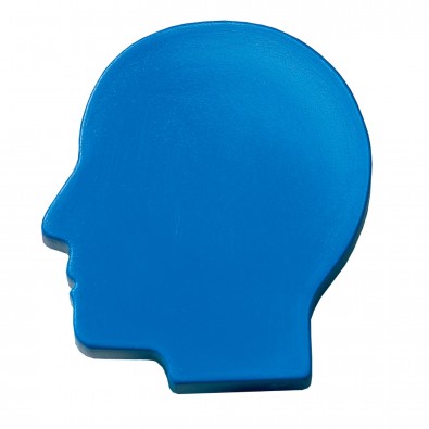 Magnet Kopf, standard-blau PS Magnet Kopf, standard-blau PS